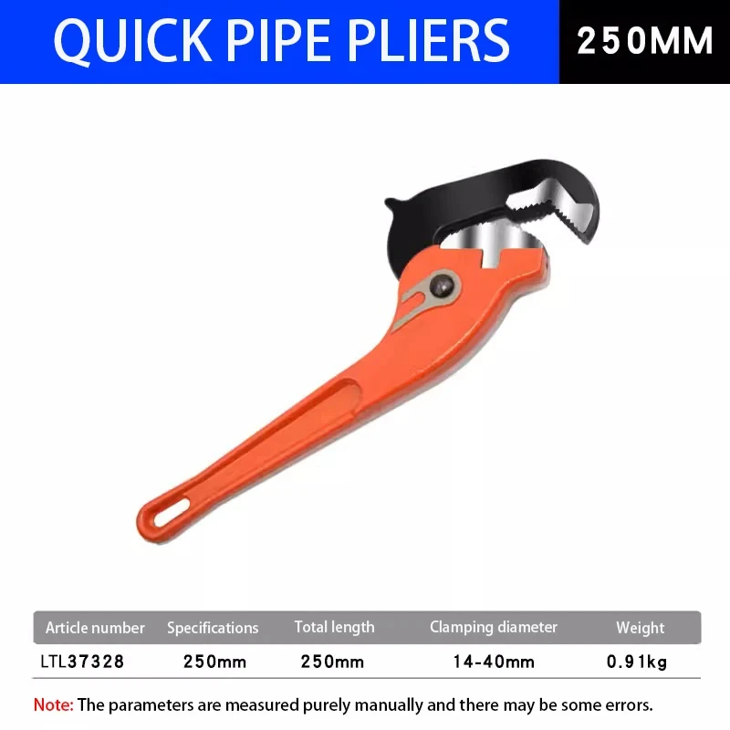 1Pc Universal Key Pipe Wrench Open End Spanner Self Adjusting Ratchet Spanner Quick Grip Tool Multi Hand Combination Tool