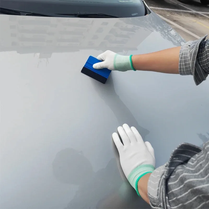 12Pairs Car Vinyl Wrap Gloves Anti-Static Window Tint Film Install Gloves Nylon Tinting Work Safety Gloves PU Coated Fingertip