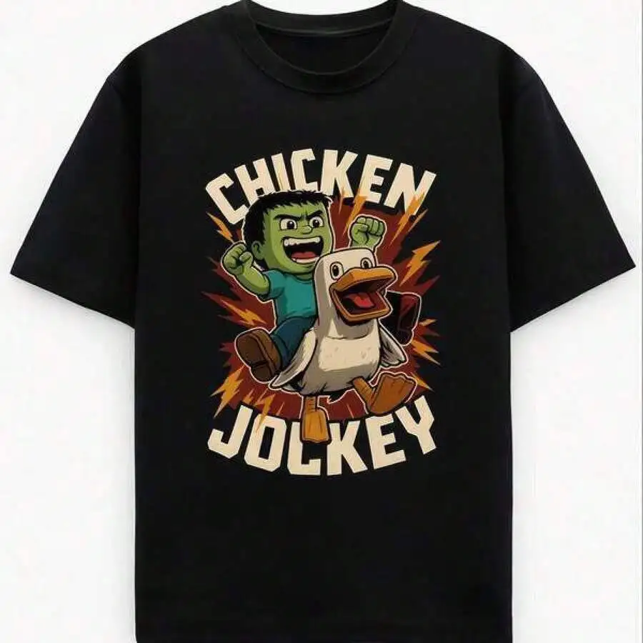 Ropa para niños, camisetas de algodón modernas y cómodas para niños y niñas. Una película de Minecraft