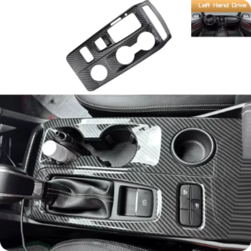 

For Ford Ranger Everest 2023 2024 Shift Panel Cover Shifter Frame/Shifter Head Car Interior Decorative Protective Sticker LHD