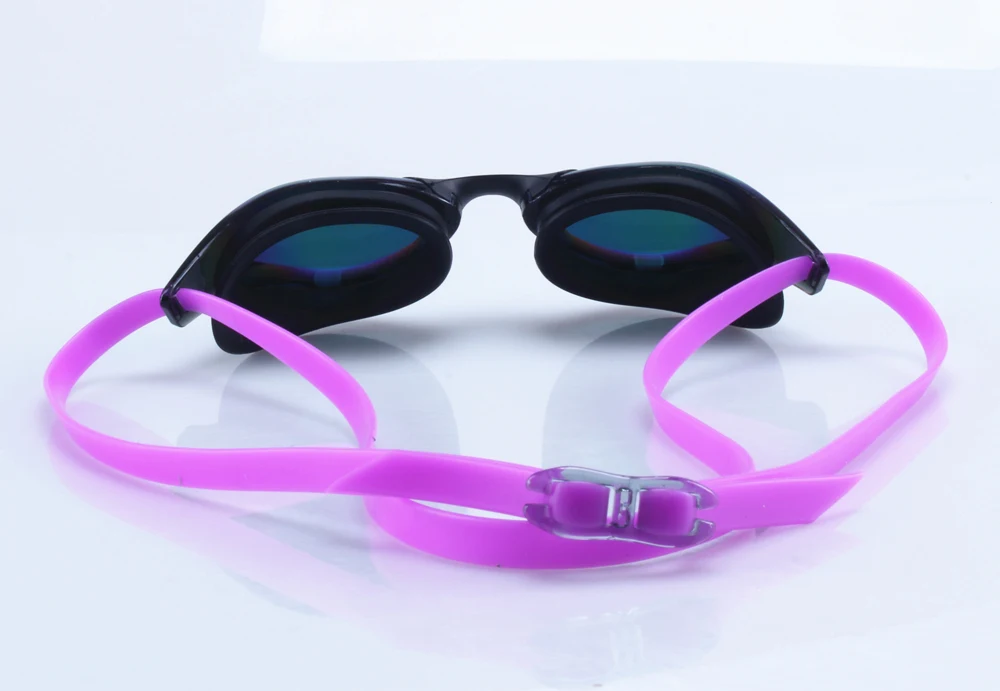 Professionelle Anti-Beschlag-Schwimmbrille, Schwimmbrille, galvanisiert, wasserdichtes Silikon, Lunettes De Natation Professionnel – Detail 5
