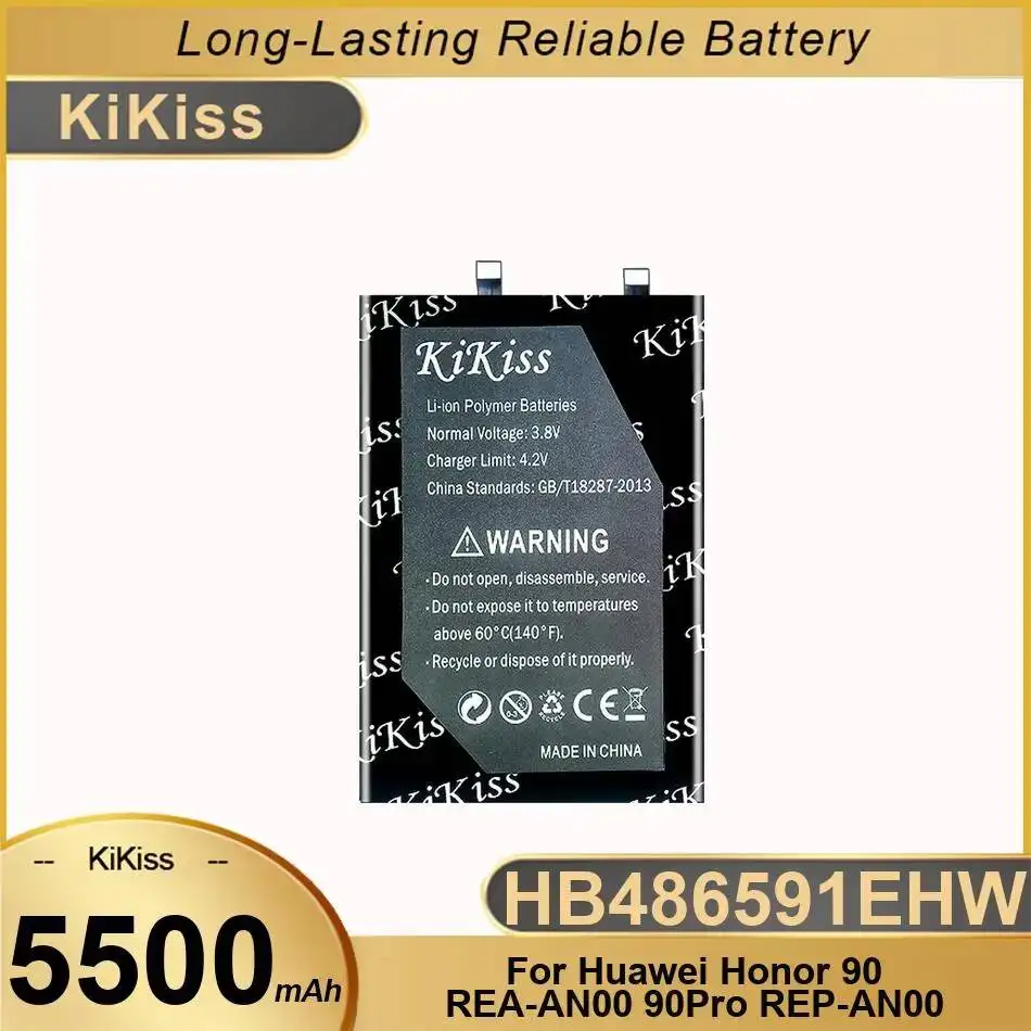 

For Huawei Honor 90 Rea-AN00 90Pro Rep-AN00 Mobile Phone Battery 5500Mah High-Capacity Long-Lasting Performance HB486591EHW