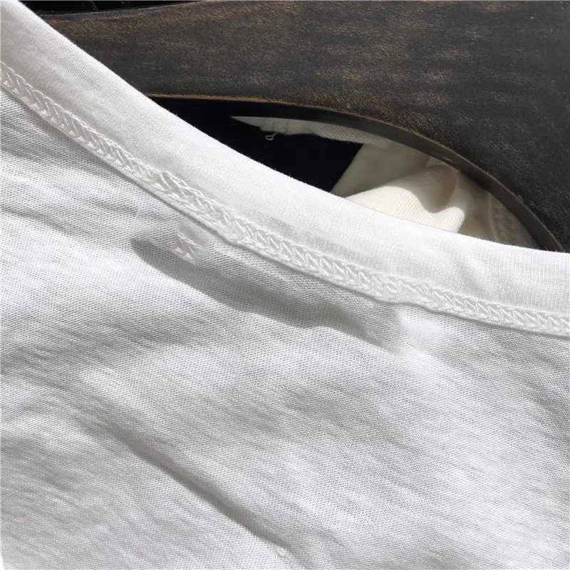 

Simple V-Ne Women's T-irt Cotton Base irt Inner Wear Spring Summer Commute Sle Long Sve Regular Length