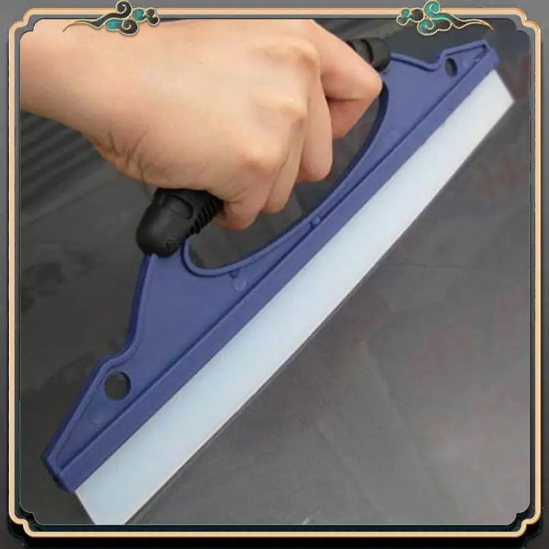 M45K-10Pcs de silicona suave, práctico escurridor, hoja de goma, hoja de secado, raspador de película de raspado limpio, accesorios para coche