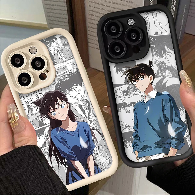 Detective Conan Lovers Case for Xiaomi Redmi Note 13 12 11 Pro Plus 4G 5G 12S 11S 10S 10 9 9S 8 12C 13C A3 Matte Printing Cover