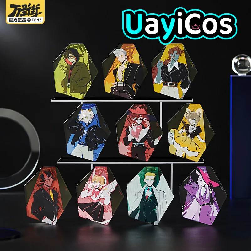 

In Stock Original All Saints Street Acrylic Refrigerator Magnets Ornament Accessories Anime Figure Game Toy Kids Gift Cosplay