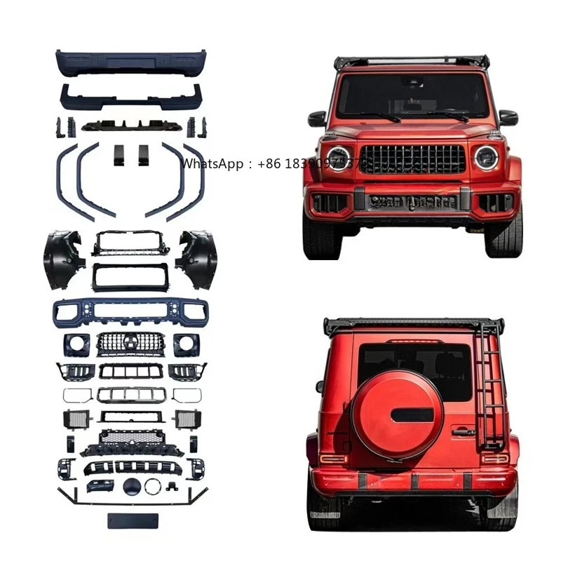 Car Bumper for  G Class W464 Upgrade W465 G63 AMG Body Kit Grille Fender Flare Rear Bumper