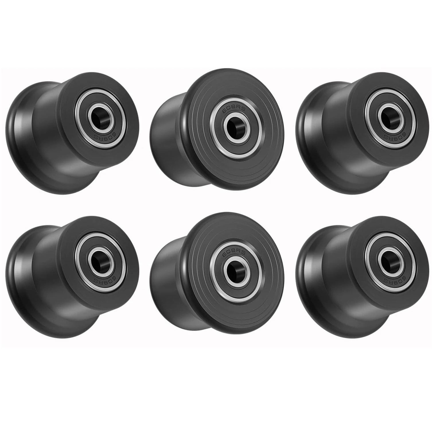 6er-Pack Schiebesitzhalterungsrollen für Bowflex Gym, Fit Blaze Classic Elite PR1000 Sport, nicht für Power Pro Motivator1 Ultimate1 geeignet. – Detail 1