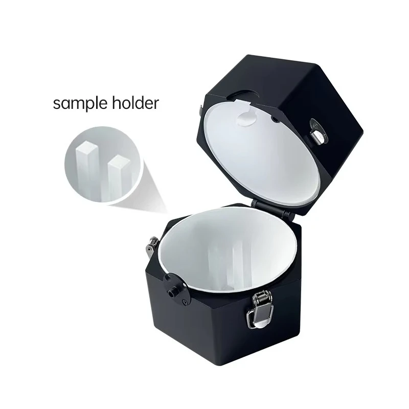 Integrated integrating sphere for sample placement, easy to operate and customizable opening integrating sphere