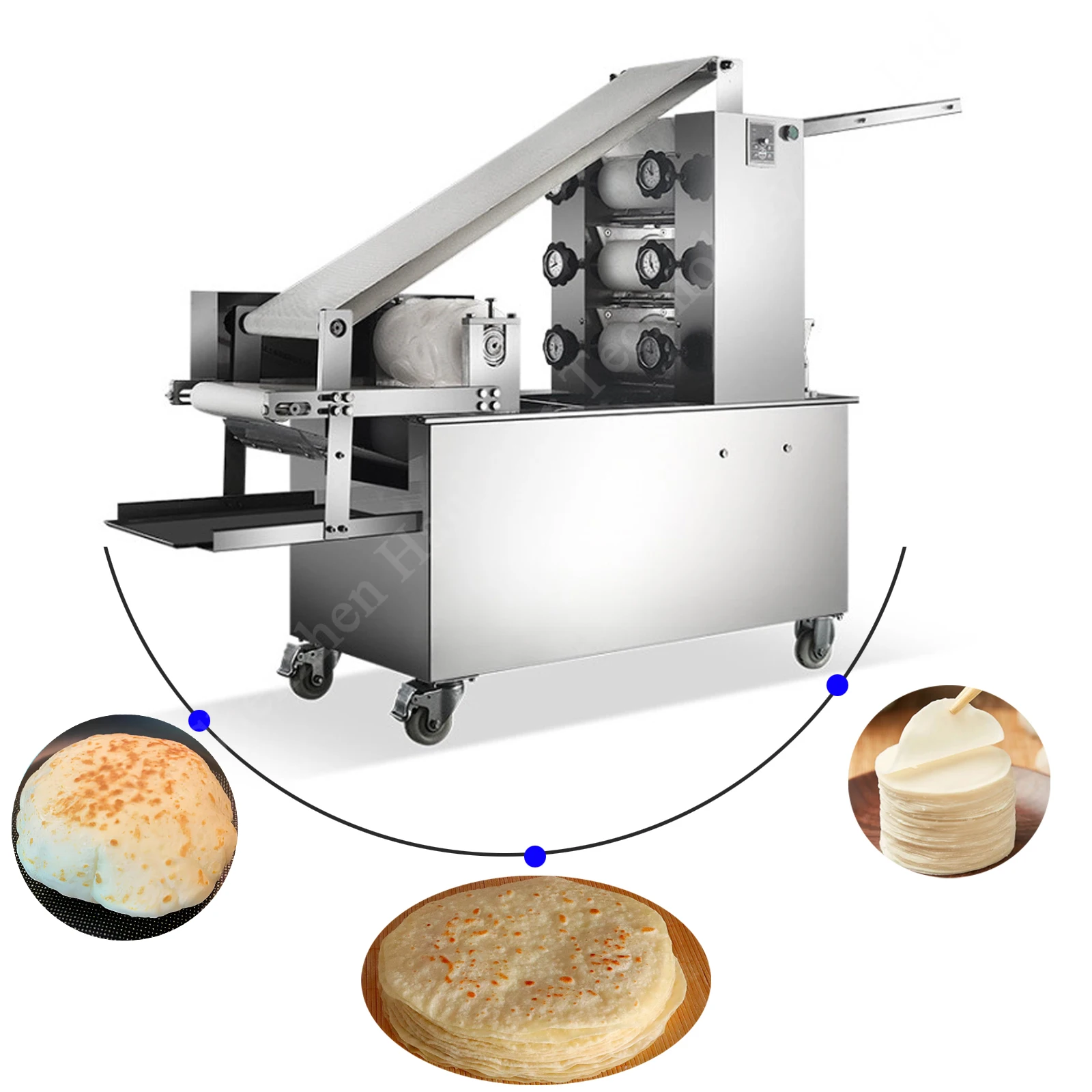 

Factory Price Motor Grain Product Making Machine High-Accuracy Automatic Pita Bread Line Naan Arabic Flatbread Burrito Tortilla