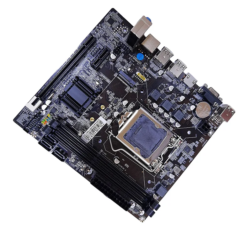 For 2Pcs New H61 Desktop Motherboard LGA1155 Socket DDR3 Support I3 I5 CPU For DNF Gaming Mining Host