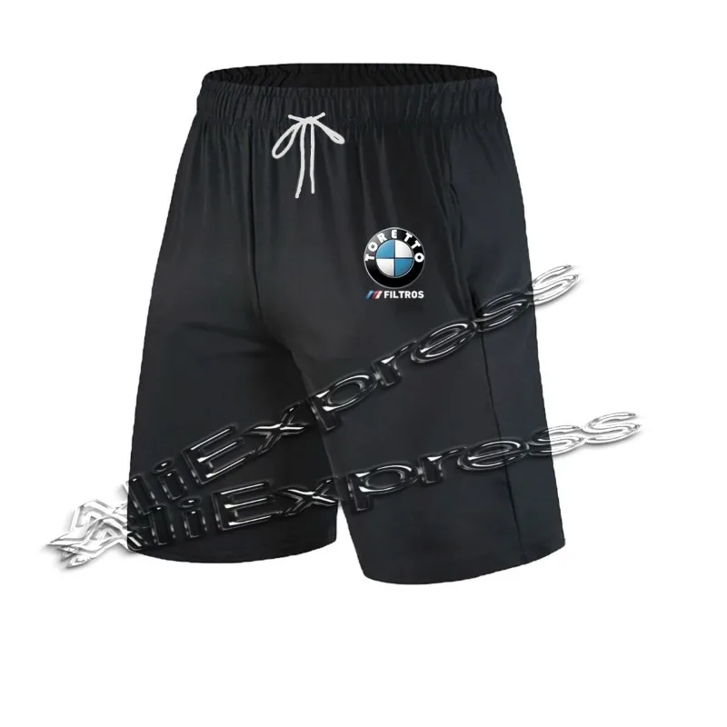 

Летние мужские пляжные леггинсы BMW, спортивные компрессионные брюки для бега, быстросохнущий топ для фитнеса и бега на открытом воздухе