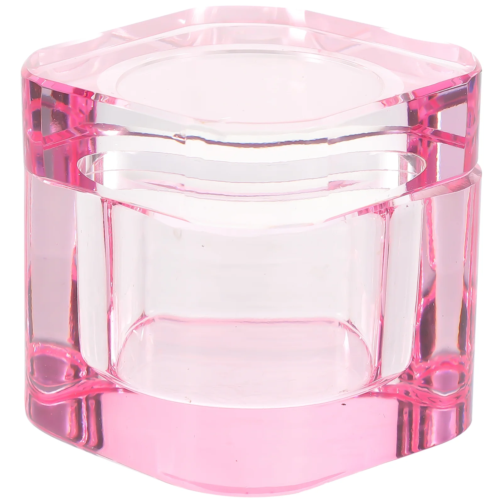 Nail Brush Cup Glass Dish for Acrylic Nails Dappen Cups Bowl Powder Holder with Lids