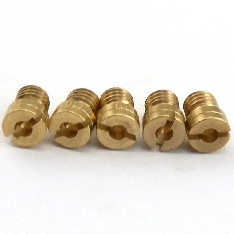 Pack de 10 pièces 4mm 5mm Jet principal M4 M5 pour carburateur GY6 50cc 139QMB PZ19 Keihin OKO KOSO PWK Mikuni Keihin