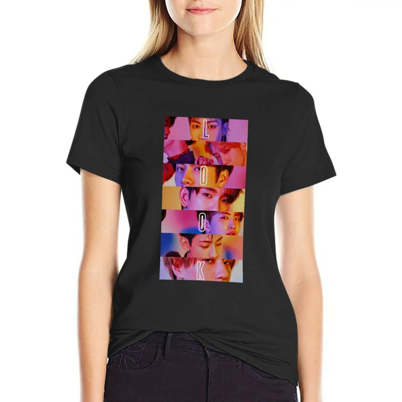 GOT7-T-Shirt pour Femme, Chemisier, Vêtements Mignons, Graphiques, Amusants