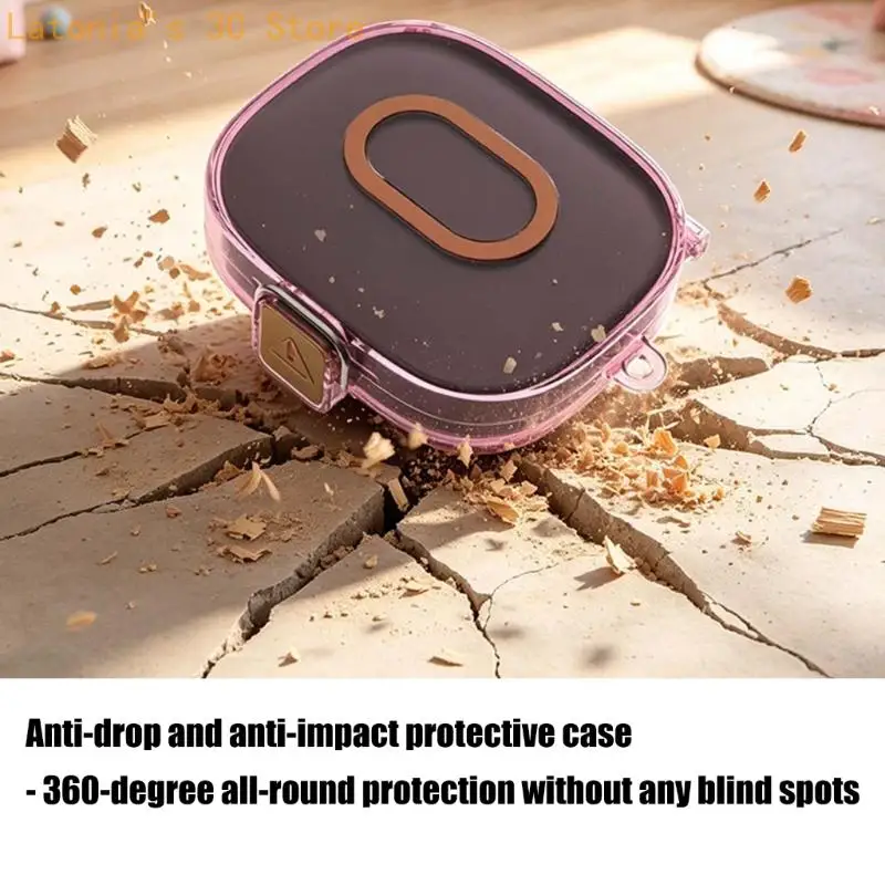 Earbud Charging Case Shell Cover with Clip, Lid and Base Coverage, and Open Port Access for Daily Carry and Travel Pouches X3UB