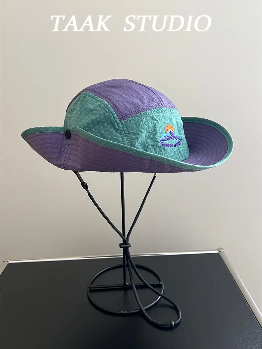 Light and breathable quick-drying cloth Outdoor mountaineering fisherman's hat  spring and summer camping sun hat