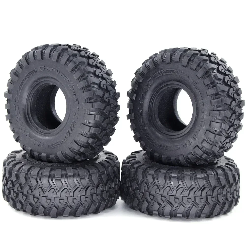 RC 120MM 1.9" Rubber Rocks Tires For 1:10 RC Rock Crawler Axial SCX10 Canyon Trail Trax TRX4 TRX6 #8174