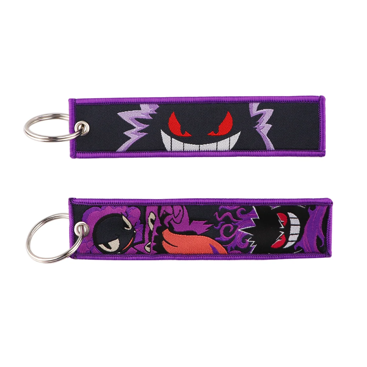 Cute Embroidered Anime Key Fob Keychain