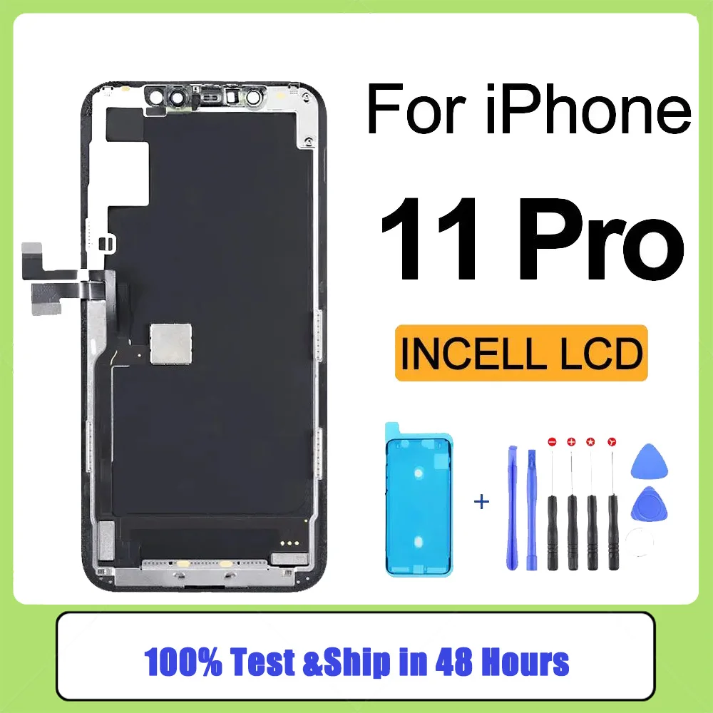 

Brand new incell LCD for iPhone 11 Pro Display Screen With 3D Touch Digitizer Assembly No Dead Pixel Replacement