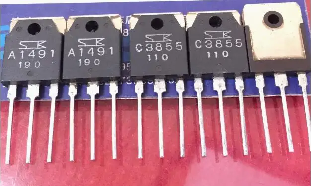 10pair/lot Original 2SA1491 2SC3855 Audio Transistor Free Shipping