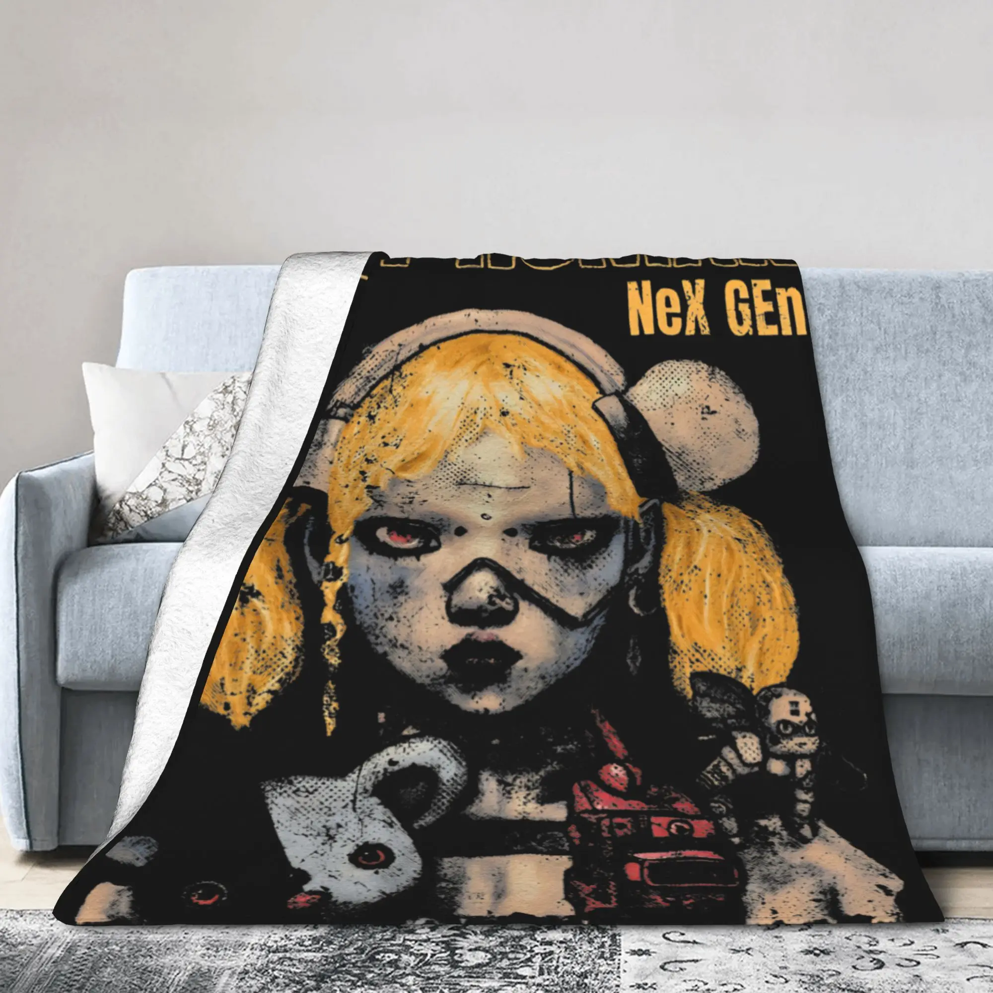 BMTH Bring Me The Horizon Blanket British Rock Band Soft Warm Plush Throw Blanket For Home Decor Flannel Bedspread Bed Cover