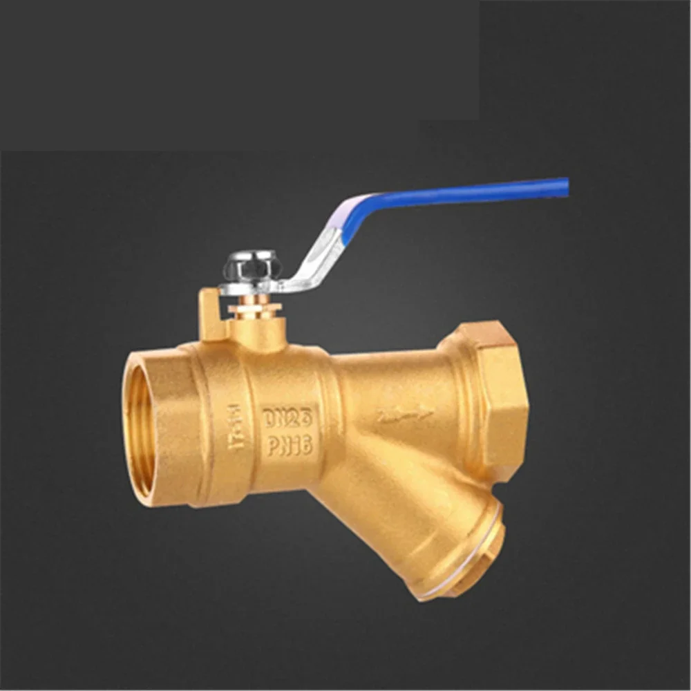 4 نقاط PPR انبوب ماء 32 أنبوب Y-نوع تصفية 25 كامل النحاس الأصفر الكرة صمام 40DN50PVC1 بوصة تسخين أرضية الغاز