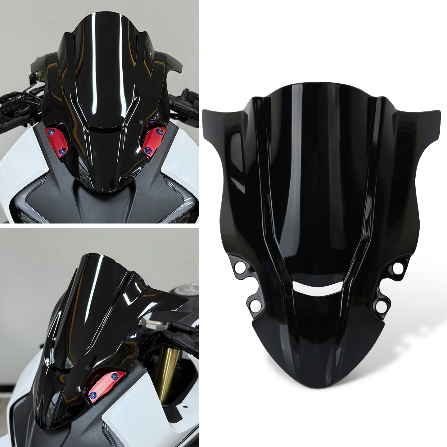 

Motorcycle Front Windshield Fairing Windscreen Baffle Wind Deflectors Fit For 450SR 450SR 2022 2023 2024 2025