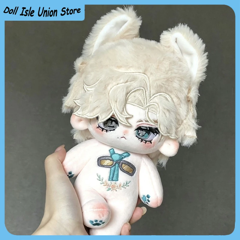 

Anime 20cm Knight Identity Ⅴ Richard Sterling Cotton Doll Skeleton Body Cosplay Change Clothes Plush Stuffed Toys