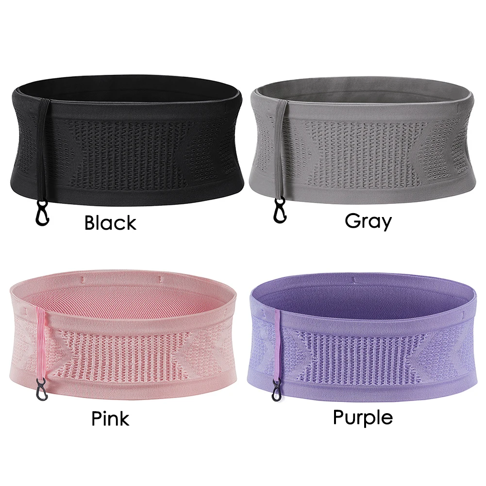 

Seamless Running Item Storage Bag Portable Invisible Running Belt Waist Pack Elastic Breathable High-Capacity Sports Accessories