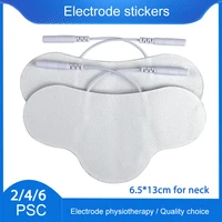 Estimulador muscular nervioso, Gel de silicona, almohadillas de electrodos EMS, parche no tejido para el cuello, almohadillas autoadhesivas para fisioterapia y acupuntura TENS