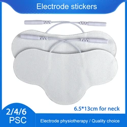 Nerve Muscle Stimulator Silicone Gel EMS Electrode Pads NeckNon-Woven Patch Self-Adhesive  Acupuncture Physiotherapy TENS Pads