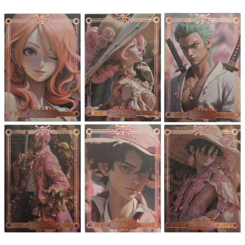 

Аниме ONE PIECE Nami Roronoa Zoro Tony Tony Chopper Nico Robin Коллекционные карты Рождественские подарки на день рождения Детские игрушки