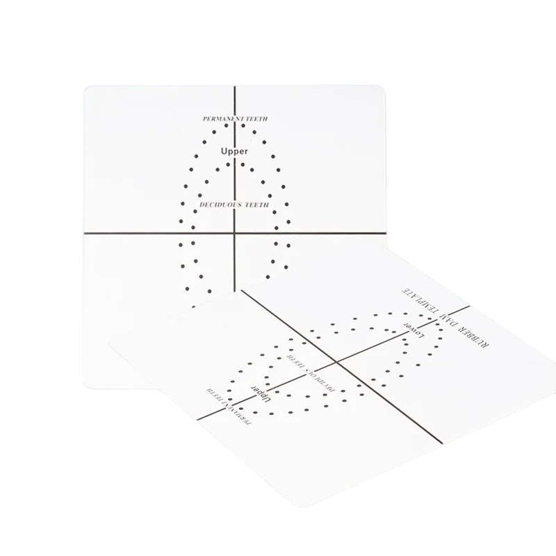 1pc Dental Rubber Dam Punch Hole Positioning Board Punch Hole Barrier Template Reusable Dental Barrier Template Punch Tool