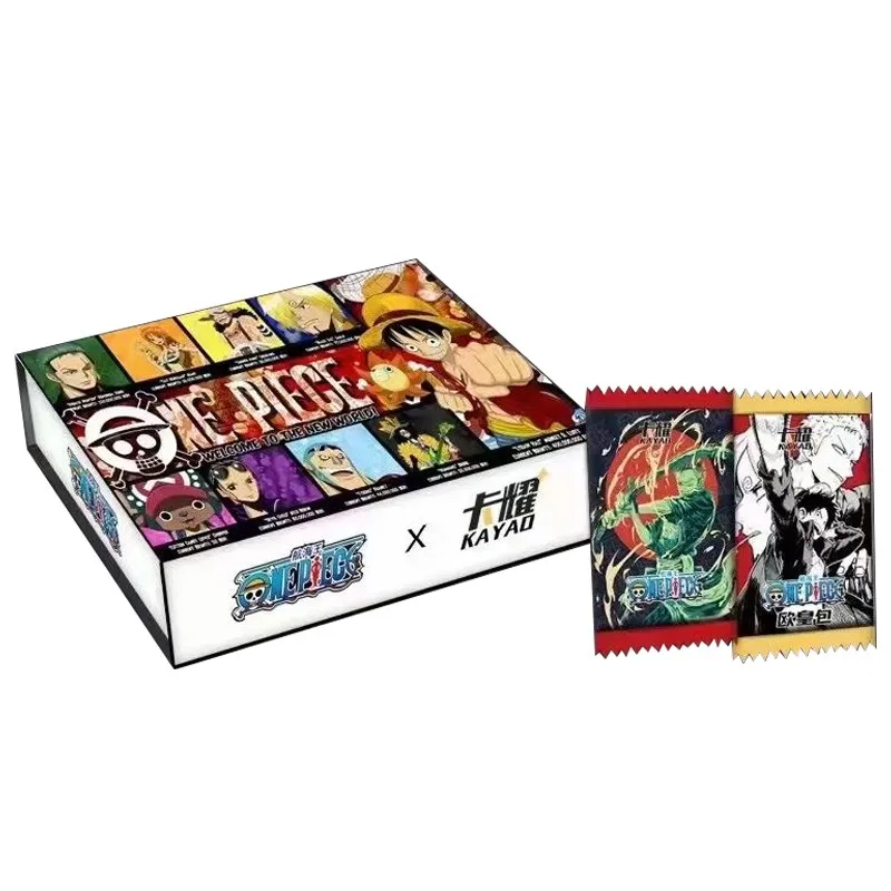 1BOX One Piece Cards KAYAO Avengers  Collection Anime Character Q Version Of The Cute Style Series Wipeable Hand Painting Cards