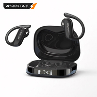 Sansui W20 Bluetooth 5.4 Headphone ENC Noise Cancelling Wireless Bluetooth Earphones IPX5 Waterproof Sports Headset Dual Connect