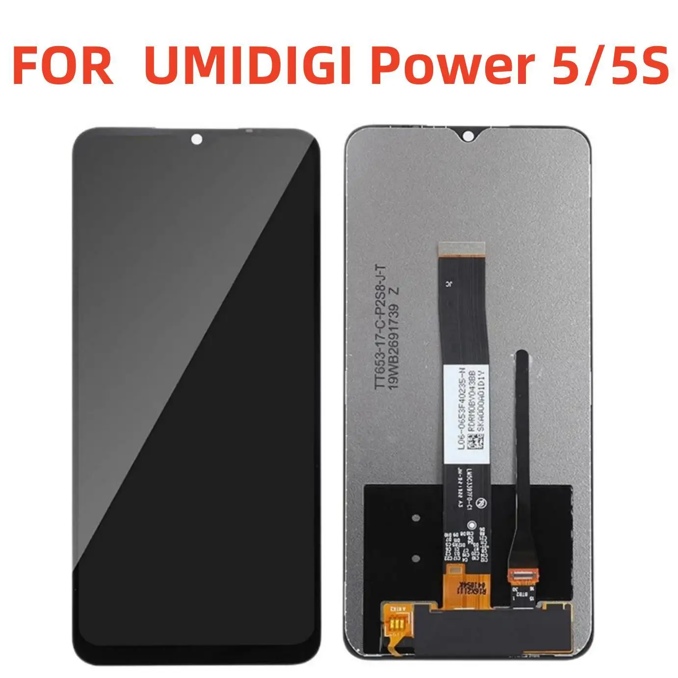 

For Original 6.53 Inch UMIDIGI Power 5 Power 5S LCD Display + Touch Screen Digitizer + Frame Assembly Digitizer