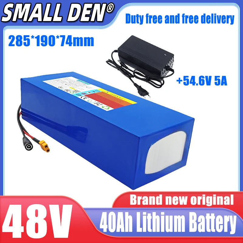 48V 40Ah New 21700 13S8P A-class lithium battery pack with built-in BMS 50A 2500W high power, suitable for various energy storag