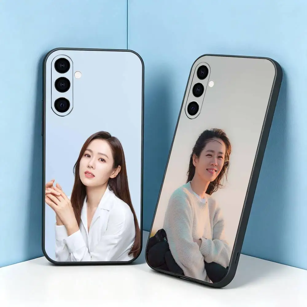 Son Ye-jin N-National First Love  Phone Case For Samsung Galaxy A73,A72,A71,A70,A53,A52,A51,Others Soft Black Cover Gift
