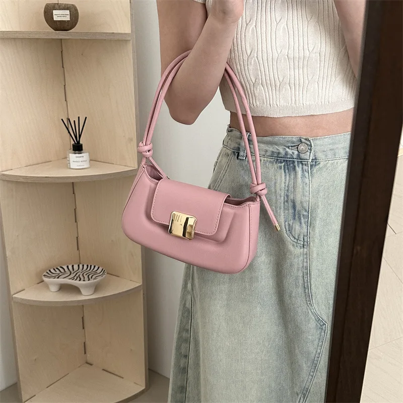 Women Saddle Bag Fashion PU Leather Underarm Shoulder Bags Lady Trendy Crossbody Messenger Bags Women\'s Handbag And Purse Bolsos