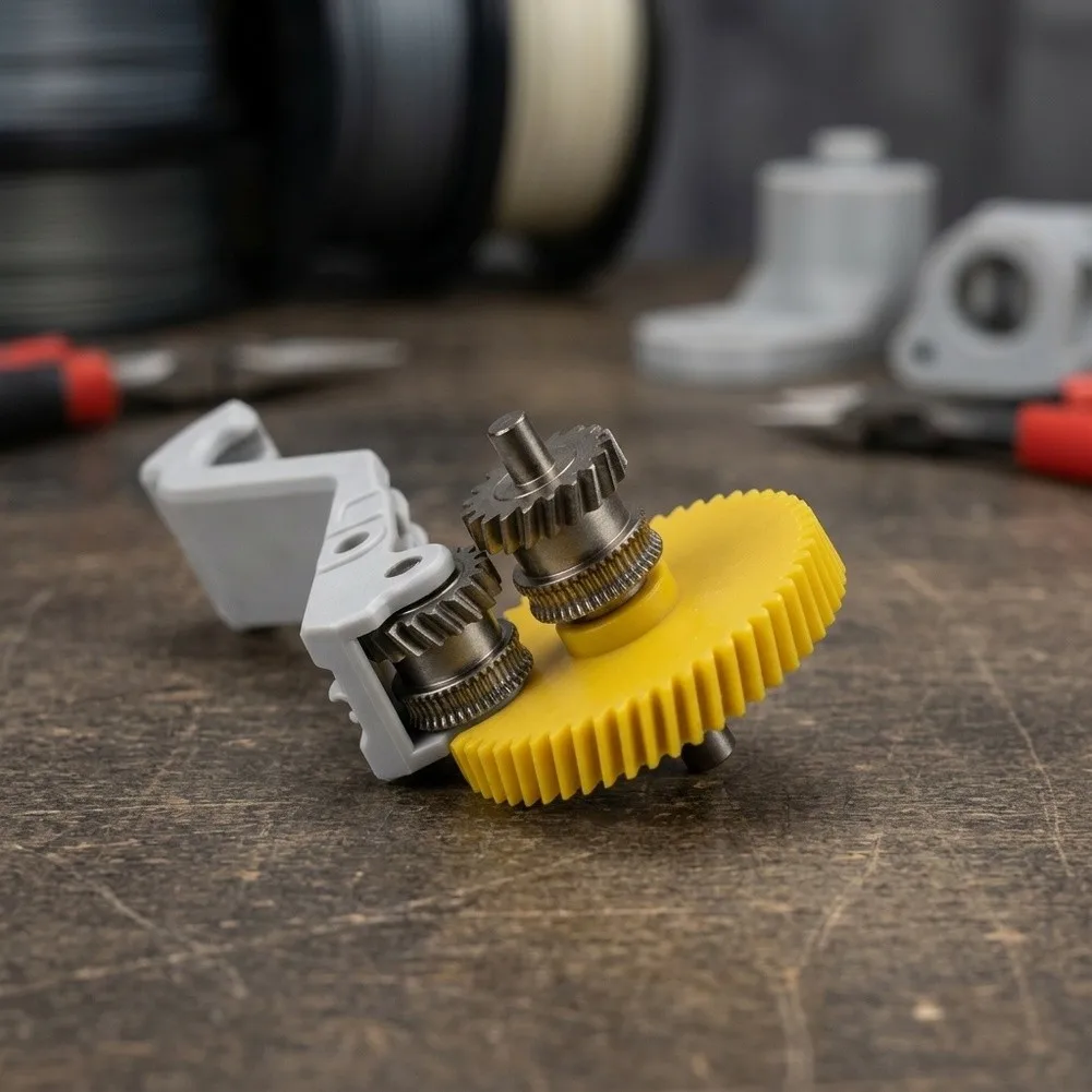 Upgrade Extruder Gear Kit Hardened Steel Coating Teeth For Snapmaker For U1 Printer Feeding Mechanism Replacement Parts