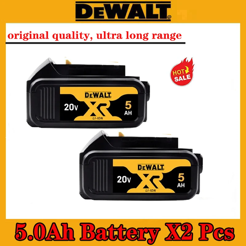 

100% original DEWALT 20V battery, power tool DCB606, DCB205，DCB206，DCBGene，DCB182，DCB200 MAX，18V, 20V,2000MAH 5000MAH 6000mAh