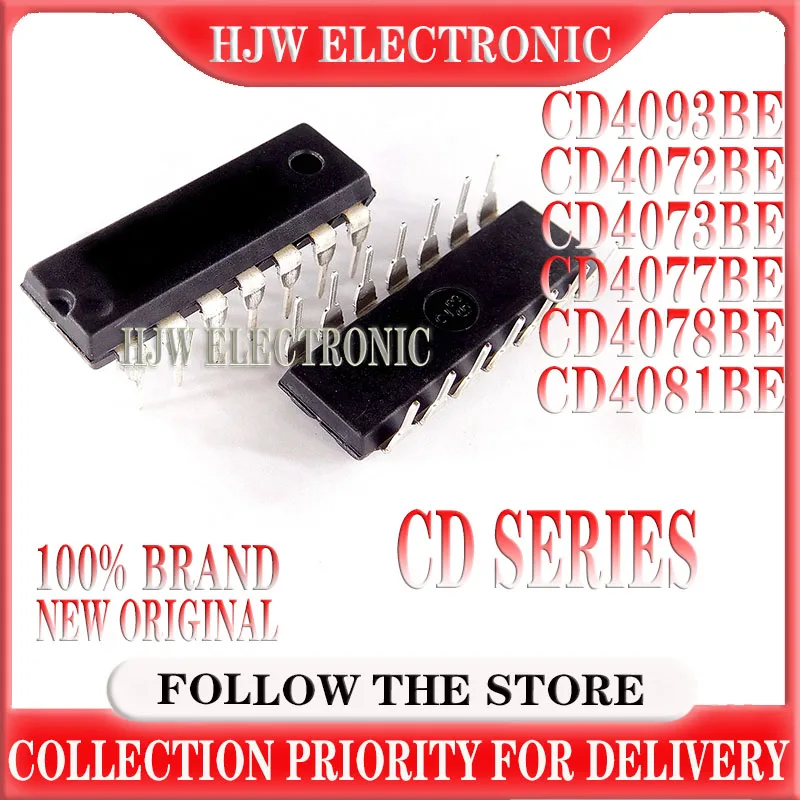 

10PCS CD4093BE HCF4093BE CD4093 DIP DIP-14 CD4072BE CD4072 CD4073BE CD4073 CD4077BE CD4077 CD4078BE CD4078 CD4081BE CD4081