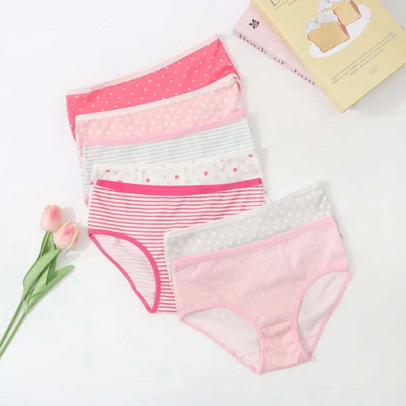 

Girls Stretch Cotton Panties Underwear Briefs Soft Comfort Breathable Toddler Kids Underwear Panties for Girls 2-9Years