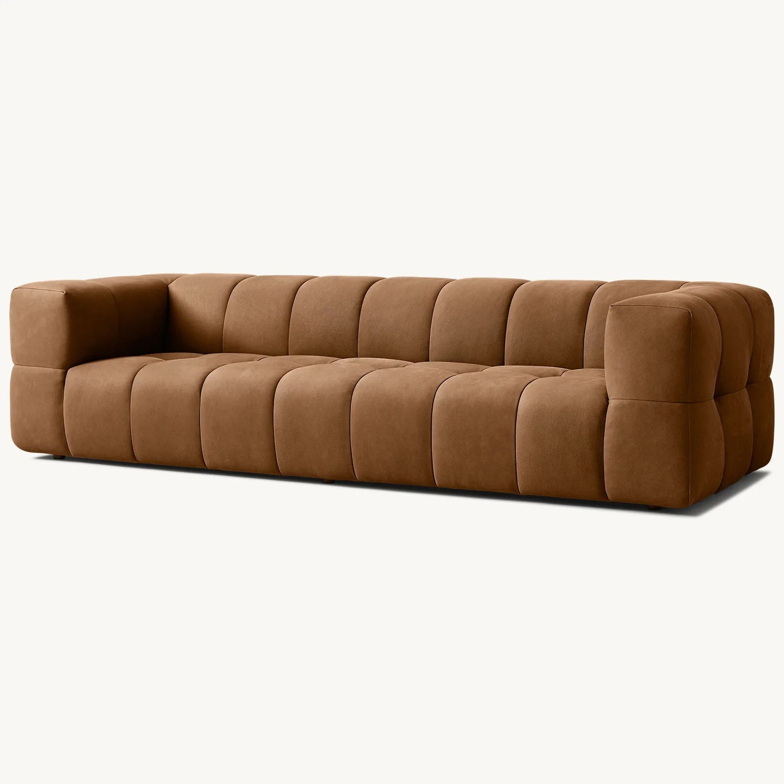 Cream Wind Lamb Fleece Sofa Small Apartment Living Room Fabric Simple Apartment Double Triple Marshmallow Sofa