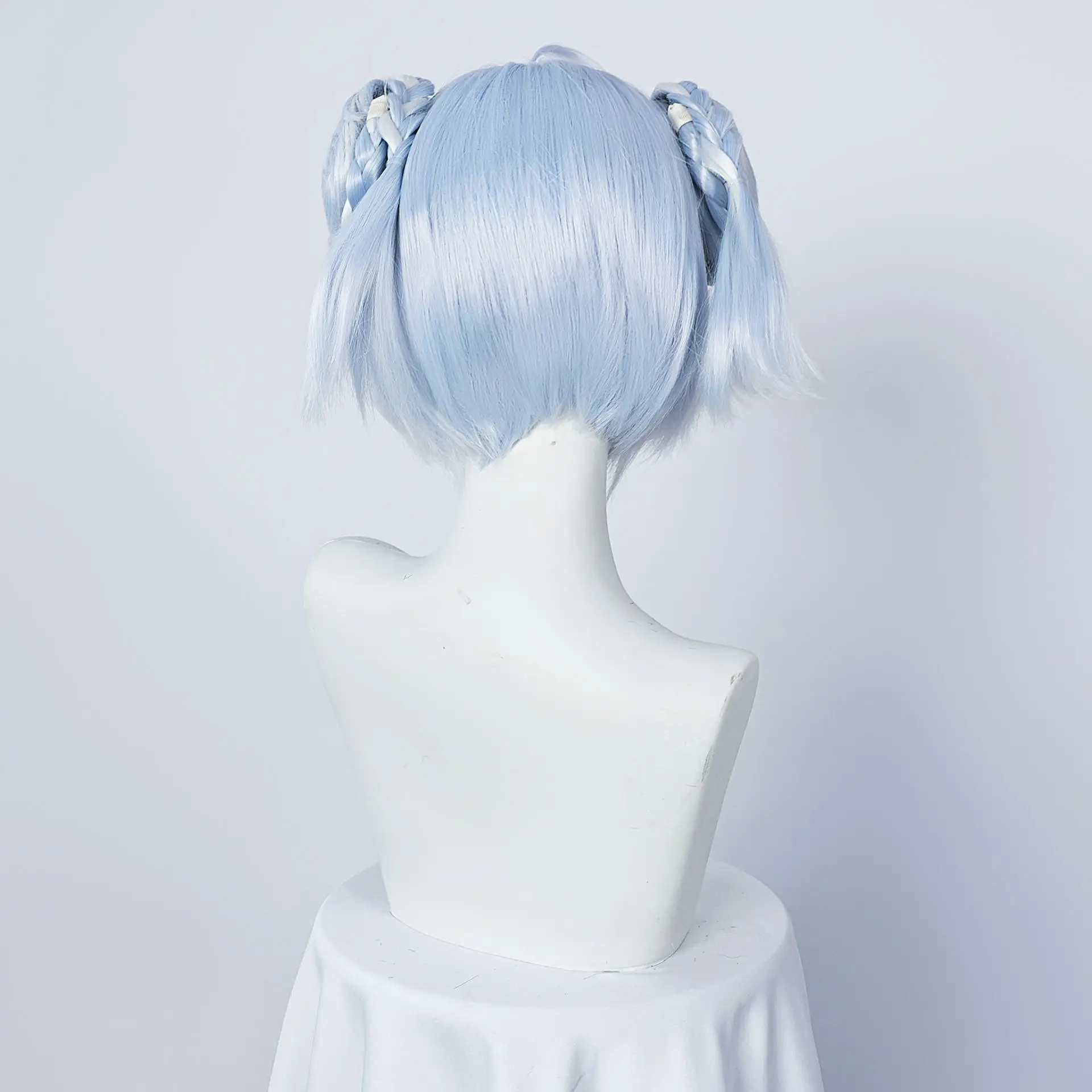 Anime Game Wuthering Waves Youhu Cosplay Cute Blue Pigtails Hair Wig Halloween Carnival Party for Women Girls Role Play Props