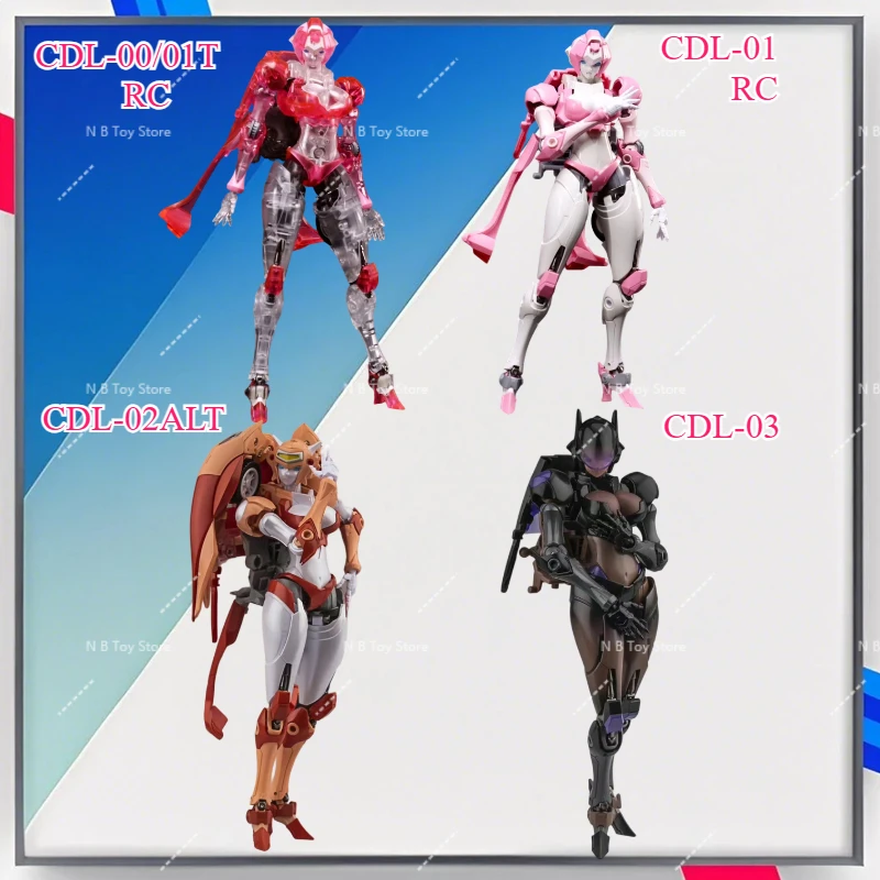 

In Stock Transformation CDL-01 CDL-00 CDL-02 ALT CDL02 CDL03 CDL-03 Arcee G1 MP Scale KO BigFirebird Fully Painted Alloy Figure