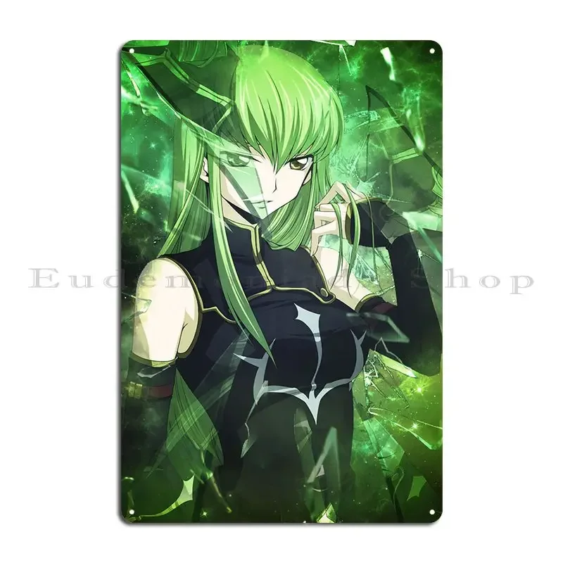 Code Geass Metal Sign Party Cinema Wall Decor Create Club Tin Sign Poster