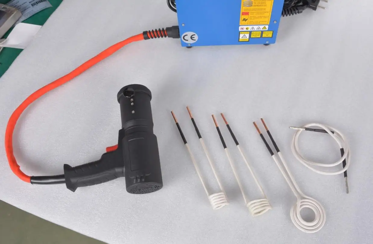 110V 1500W Hand Held Bolt Removal Tool with 8 Coils and Tool Box