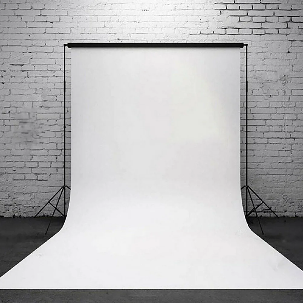 

1Pcs Delicate White Background Cloth Practical Gift for Photography Studios Makeup Videos Parties Pure White Background Cloth